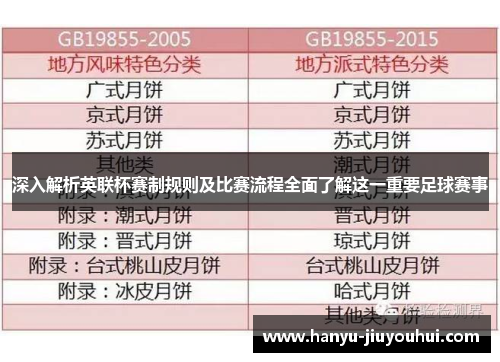 深入解析英联杯赛制规则及比赛流程全面了解这一重要足球赛事